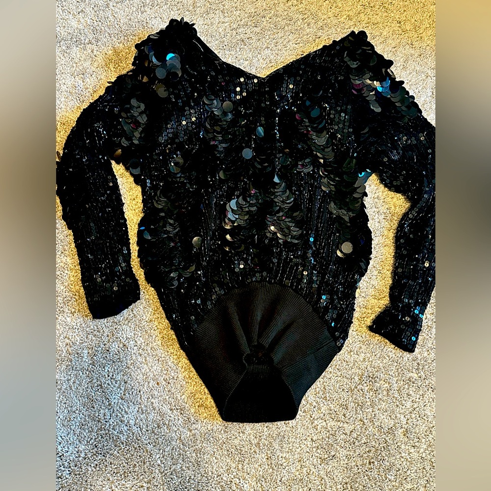Black, elegant, festive silk shirt for club or evening events